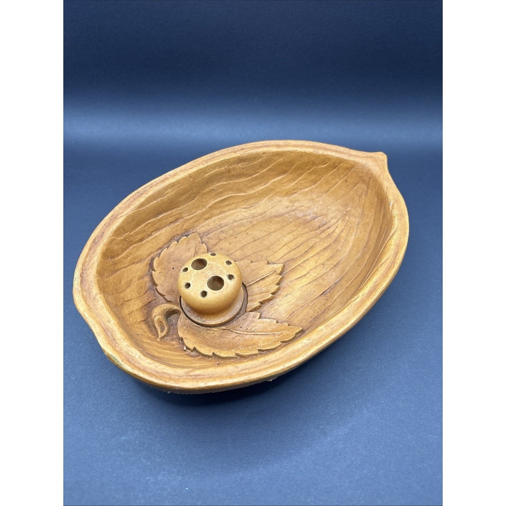 Vintage Nut Shaped Burwood Nut Bowl Without Nut Cracking Tools